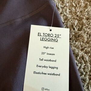 Fleo El Toro High-Rise Legging in Mauve Plum